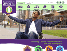 Tablet Screenshot of myindependentliving.org